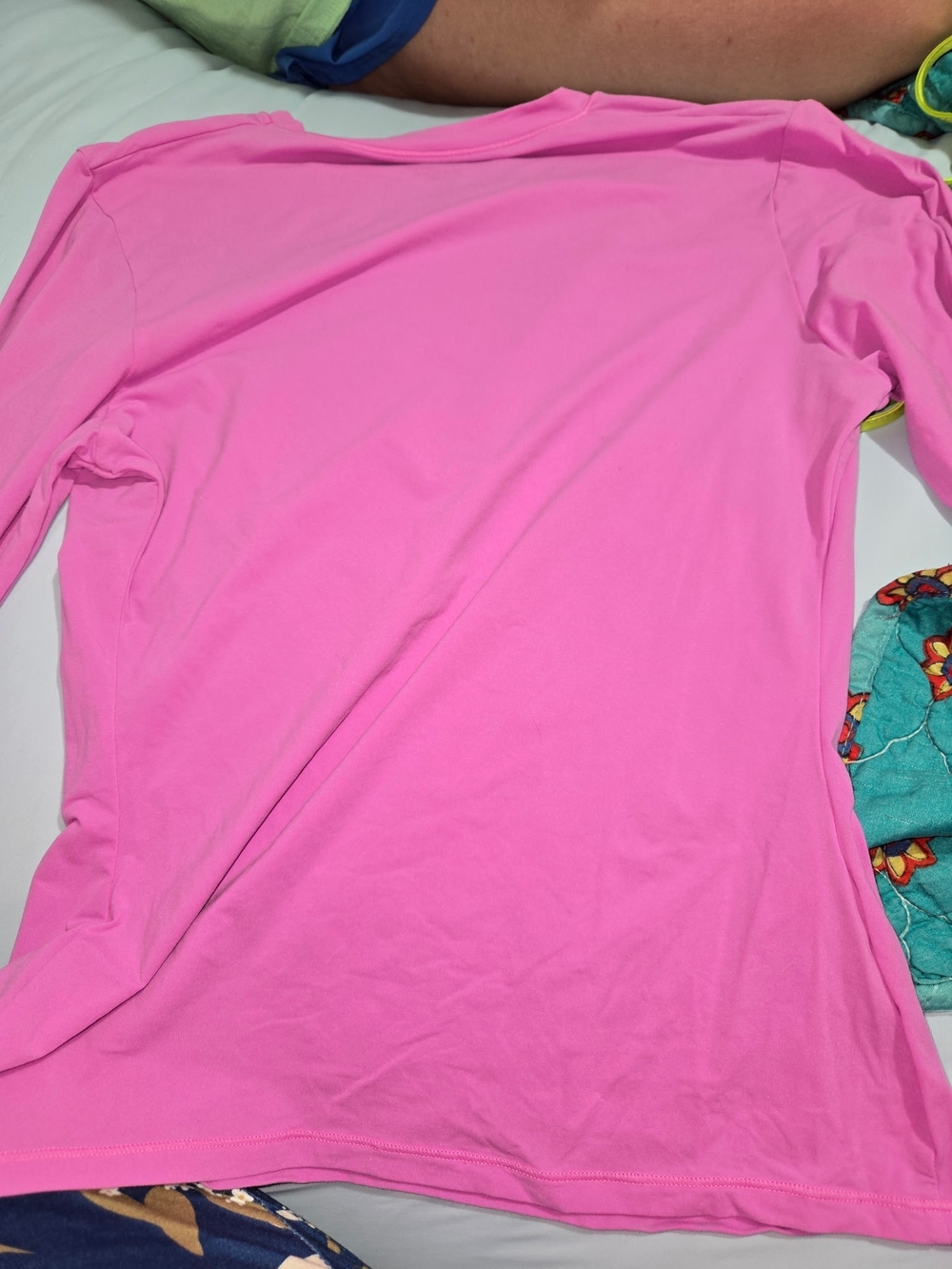 SKIMS Women's Pink Long Sleeve Top - Brand